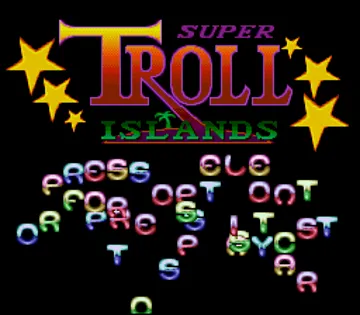 Super Troll Islands (USA) (Beta) screen shot title